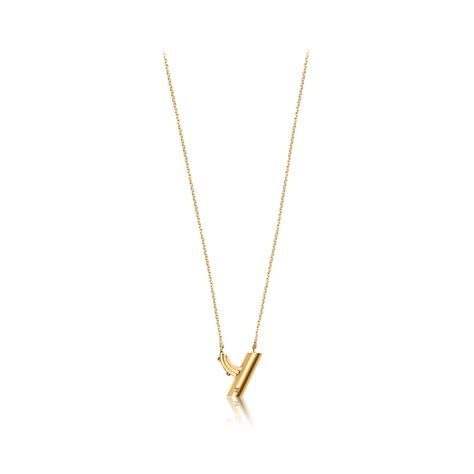 lv necklace letter|lv necklaces women's.